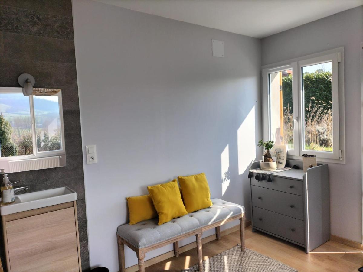 Agreable Chambre Meublee, Vue Sur La Vallee De L'Auxois Villy-en-Auxois Экстерьер фото